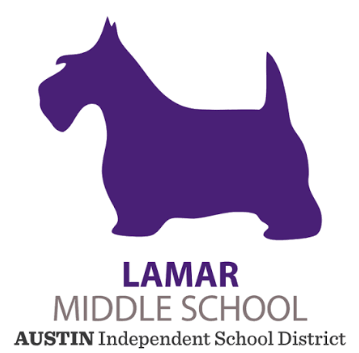 Lamar Middle School logo, Austin Independent School District